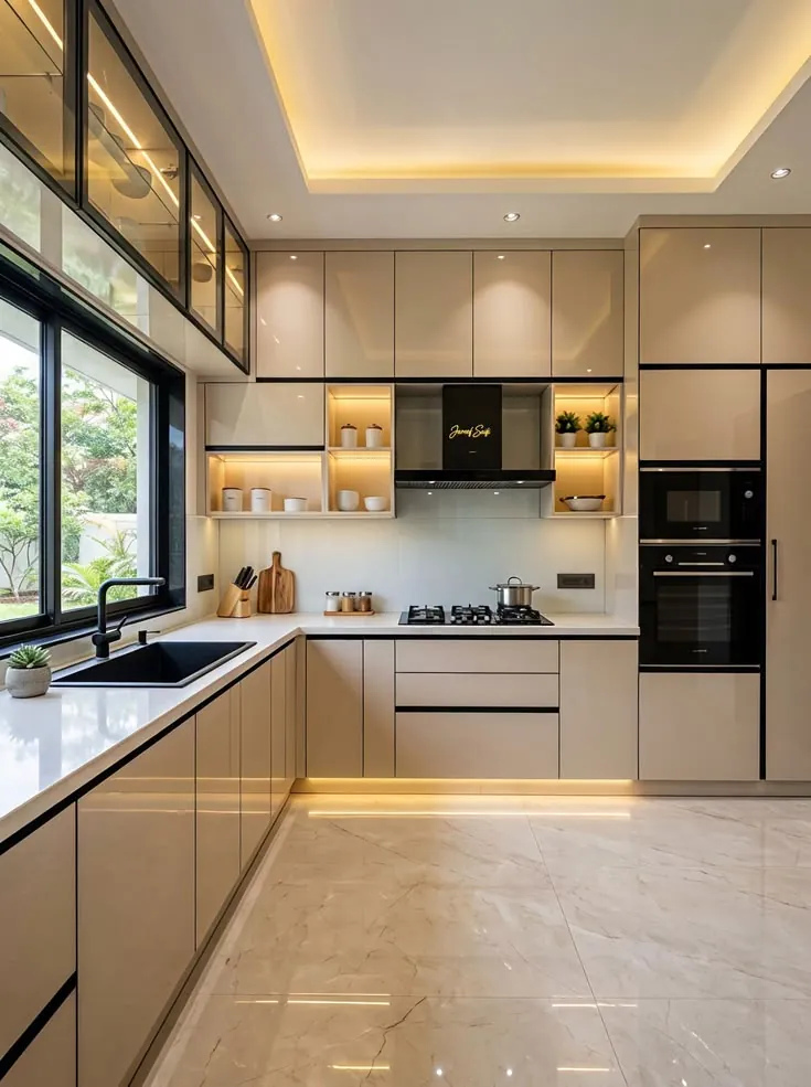 L-Shaped Kitchens